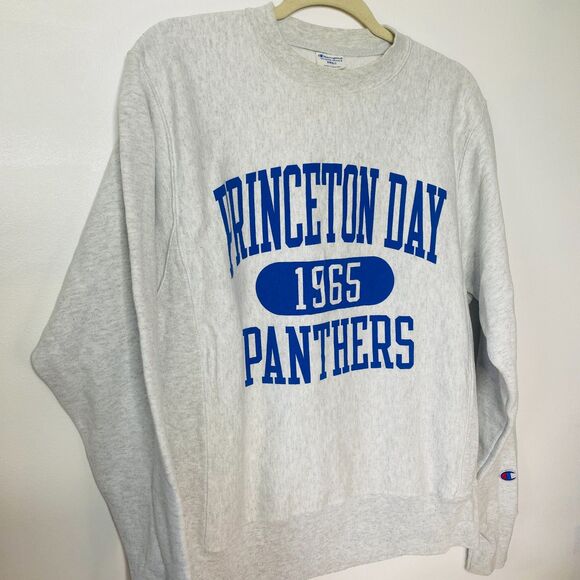 Vintage Champion Reverse Weave Princeton Day Panthers Crewneck Sweatshirt Sz S - Picture 10 of 14